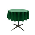 60" ROUND POLY POPLIN SEAMLESS TABLECLOTH