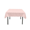 54" SQUARE POLY POPLIN TABLECLOTH