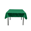 54" SQUARE POLY POPLIN TABLECLOTH