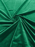 Solid Stretch Velvet Fabric  58/59" Wide 90% Polyester/10% Spandex By The Yard.