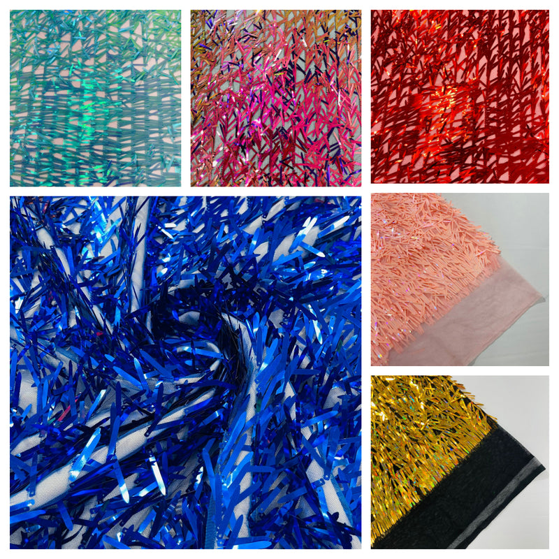 Sword Sequins Fabric/Big Sequins Fabric Mesh/54 Inches Wide.