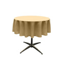 60" ROUND POLY POPLIN SEAMLESS TABLECLOTH