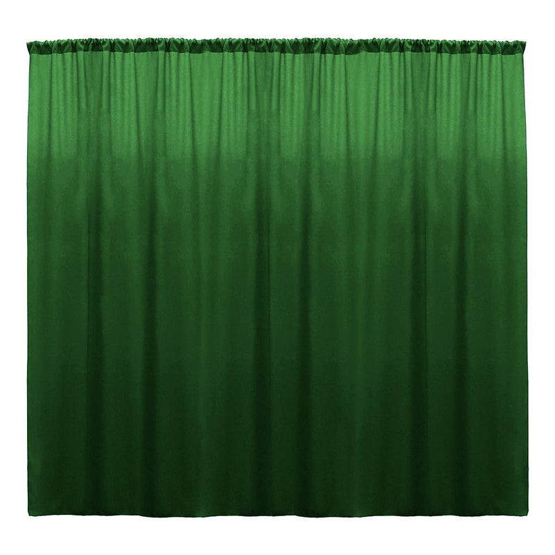 Backdrop Drape Curtain 10 Feet Wide x 15 Feet High, Polyester Poplin SEAMLESS 1 Panel.