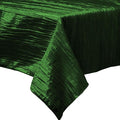 Rectangular Light Weight Accordion Design Crushed Taffeta Seamless Table Overlay. (58" Inches x 120" Inches)