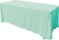 86" X 120" Rectangular Seamless Polyester Poplin Tablecloth, for Party/Wedding Tablecloth