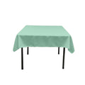 54" SQUARE POLY POPLIN TABLECLOTH