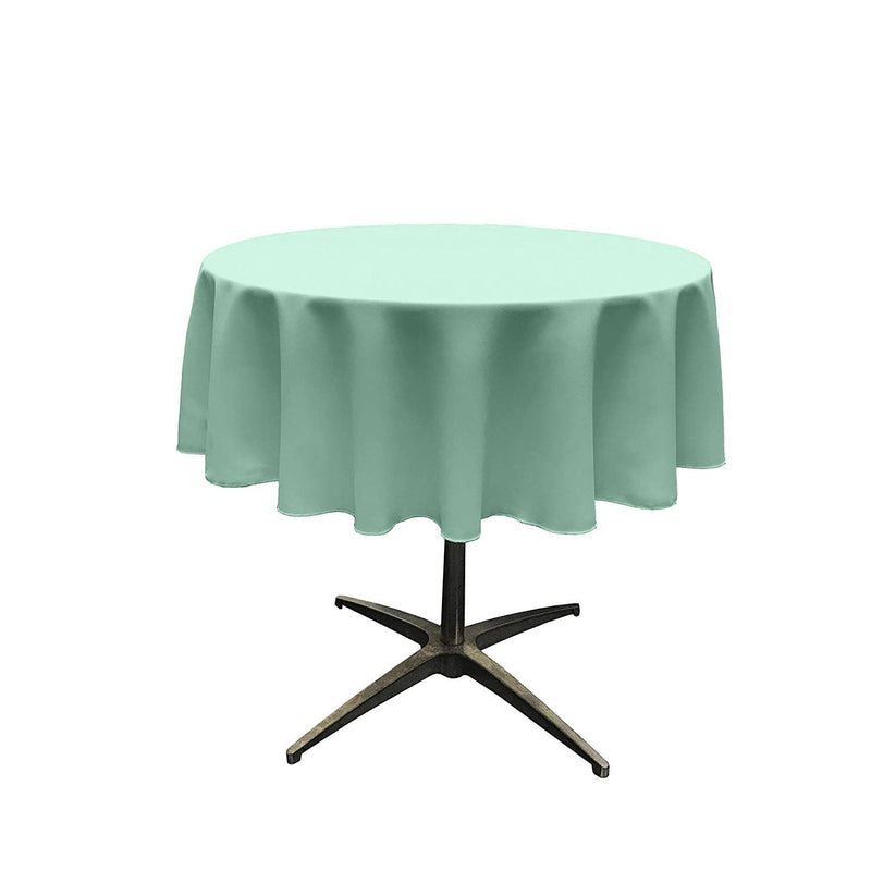 60" ROUND POLY POPLIN SEAMLESS TABLECLOTH