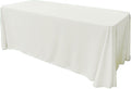 90" X 108" Rectangular Seamless Polyester Poplin Tablecloth, for Party/Wedding Tablecloth