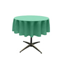 60" ROUND POLY POPLIN SEAMLESS TABLECLOTH