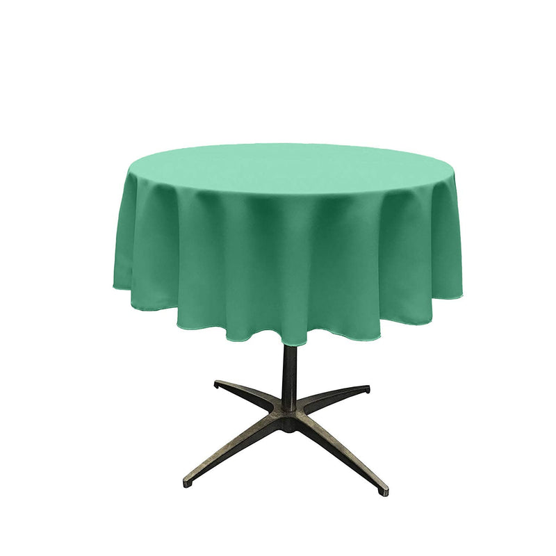 60" ROUND POLY POPLIN SEAMLESS TABLECLOTH