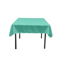 54" SQUARE POLY POPLIN TABLECLOTH