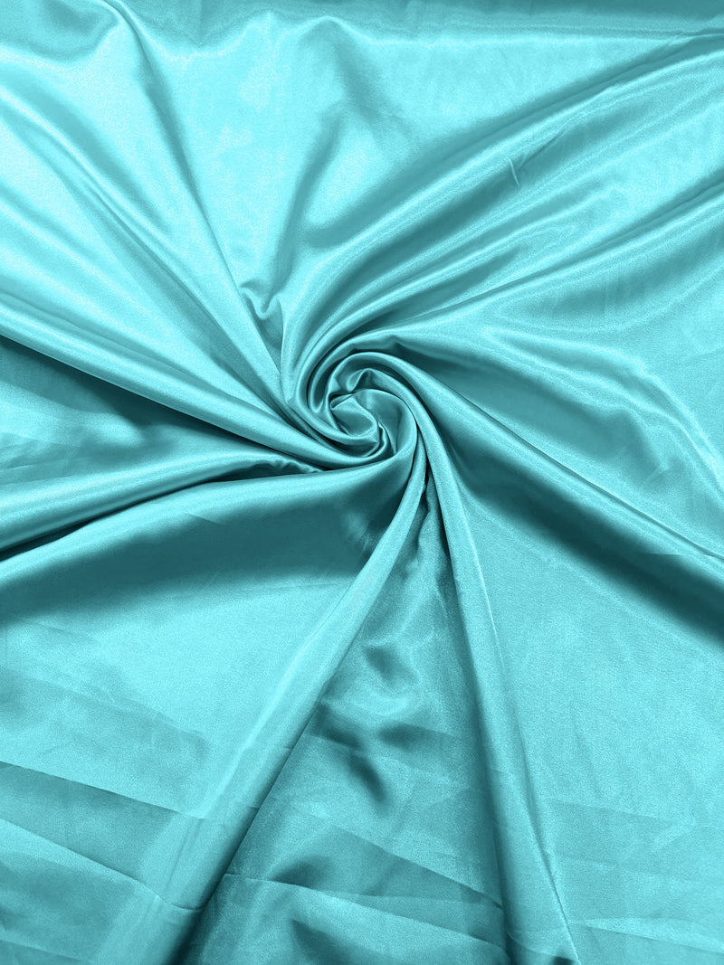Jade Stretch Charmeuse Satin Fabric 58" Wide/Light Weight Silky Satin/Sold By The Yard