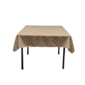 51" SQUARE POLY POPLIN TABLECLOTH