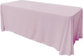 86" X 108" Rectangular Seamless Polyester Poplin Tablecloth, for Party/Wedding Tablecloth