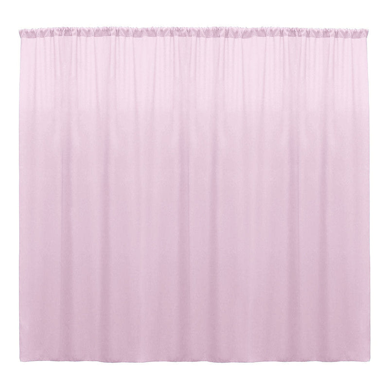 Backdrop Drape Curtain 10 Feet Wide x 15 Feet High, Polyester Poplin SEAMLESS 1 Panel.