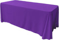 90" X 156" Rectangular Seamless Polyester Poplin Tablecloth, for Party/Wedding Tablecloth