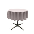 60" ROUND POLY POPLIN SEAMLESS TABLECLOTH