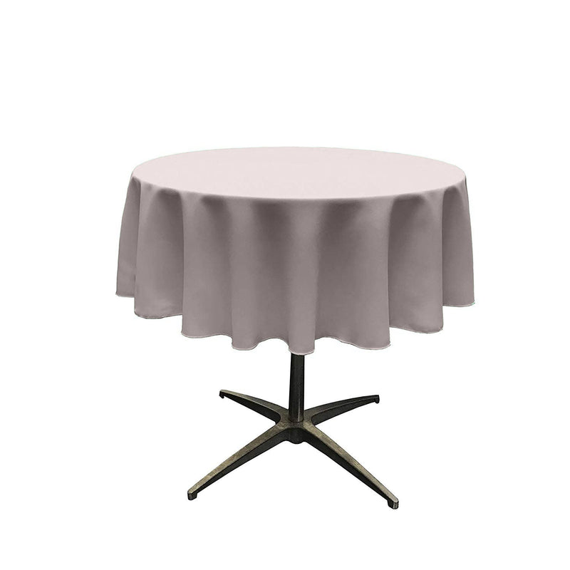 60" ROUND POLY POPLIN SEAMLESS TABLECLOTH