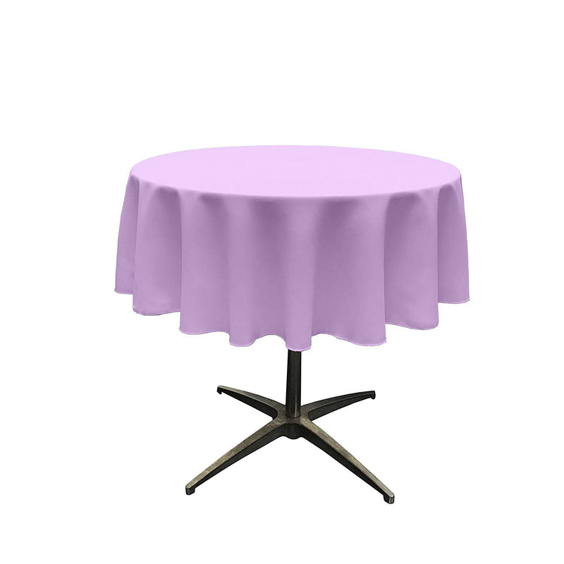 60" ROUND POLY POPLIN SEAMLESS TABLECLOTH