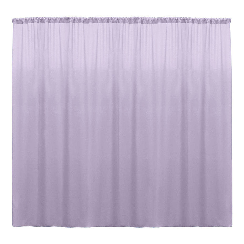 Backdrop Drape Curtain 10 Feet Wide x 15 Feet High, Polyester Poplin SEAMLESS 1 Panel.