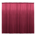 Backdrop Drape Curtain 10 Feet Wide x 9 Feet High, Polyester Poplin SEAMLESS 1 Panel.