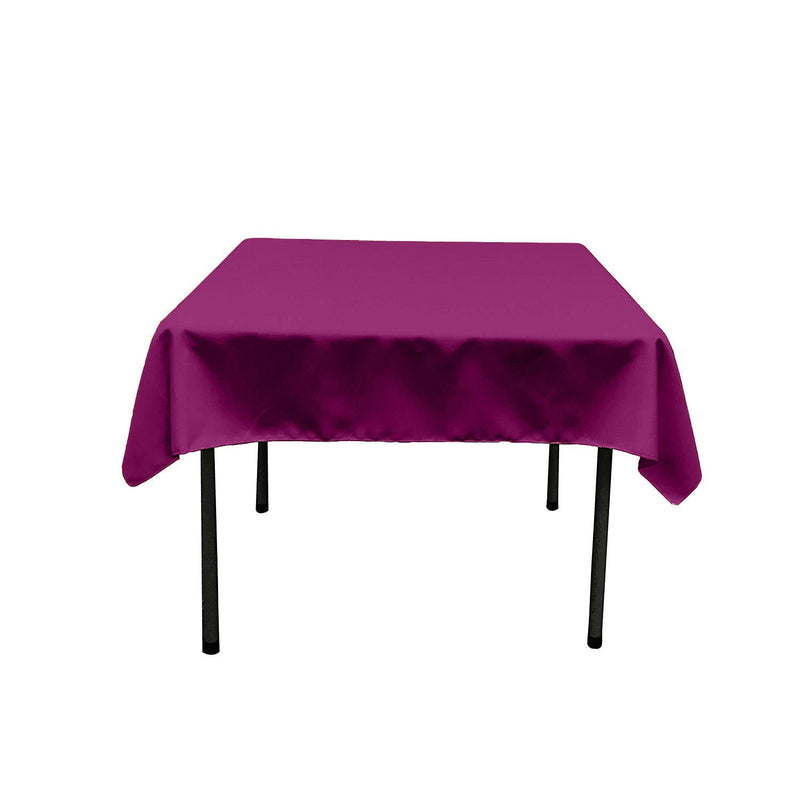 45"x45" SQUARE POLY POPLIN TABLECLOTH