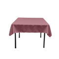 54" SQUARE POLY POPLIN TABLECLOTH