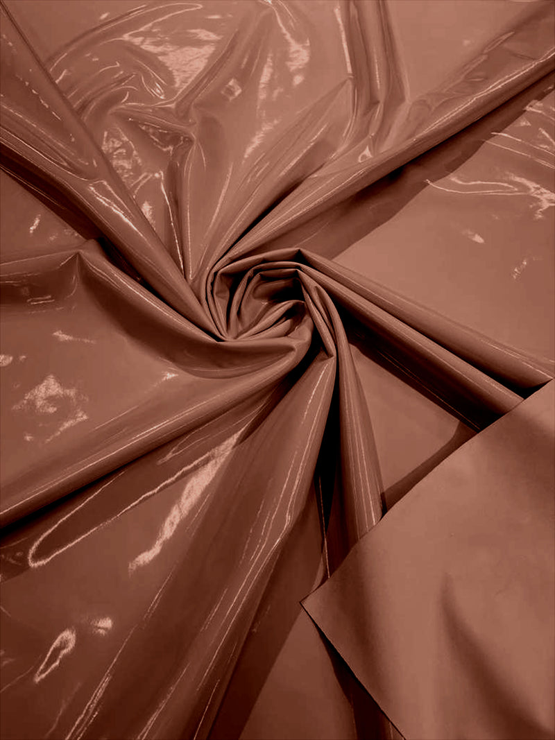SHINY VINYL SPANDEX  GLOSSY FABRIC (by the yard)