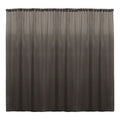 Backdrop Drape Curtain 10 Feet Wide x 15 Feet High, Polyester Poplin SEAMLESS 1 Panel.