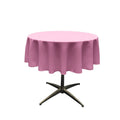 36" Round Polyester Poplin Seamless Tablecloth - Wedding Decoration Tablecloth
