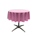 60" ROUND POLY POPLIN SEAMLESS TABLECLOTH