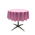 54" Round Polyester Poplin Seamless Tablecloth - Wedding Decoration Tablecloth