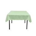 54" SQUARE POLY POPLIN TABLECLOTH