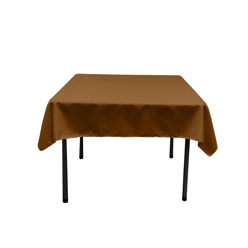 54" SQUARE POLY POPLIN TABLECLOTH