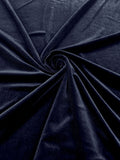 Solid Stretch Velvet Fabric  58/59" Wide 90% Polyester/10% Spandex By The Yard.