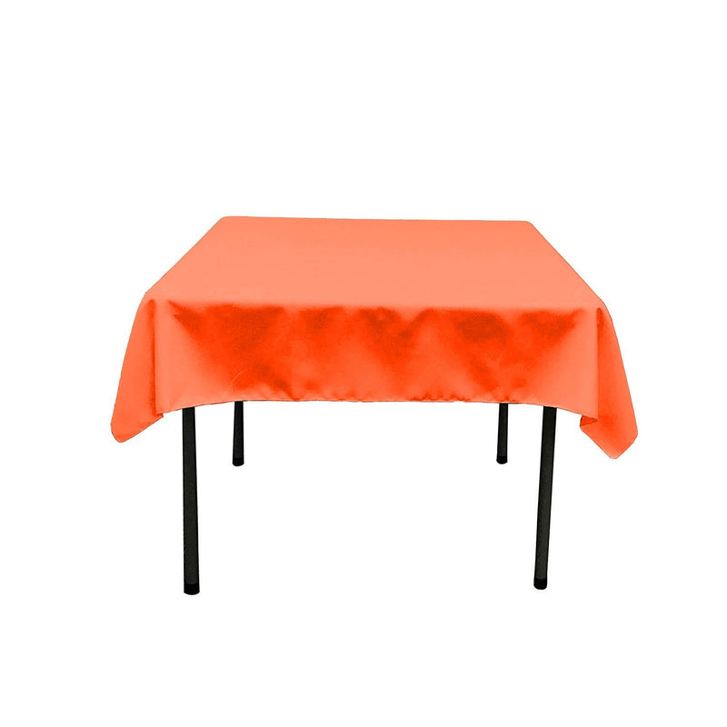 42"x42" SQUARE POLY POPLIN TABLECLOTH