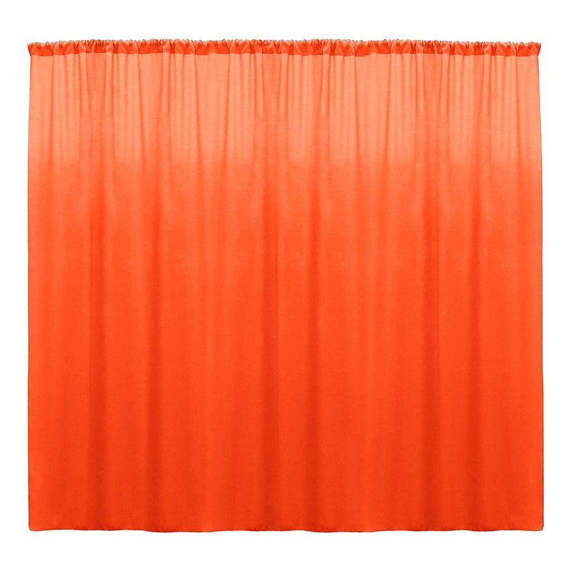 Backdrop Drape Curtain 10 Feet Wide x 15 Feet High, Polyester Poplin SEAMLESS 1 Panel.