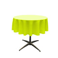 60" ROUND POLY POPLIN SEAMLESS TABLECLOTH