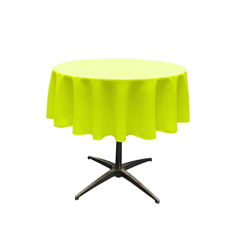 60" ROUND POLY POPLIN SEAMLESS TABLECLOTH