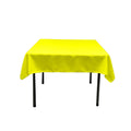 51" SQUARE POLY POPLIN TABLECLOTH