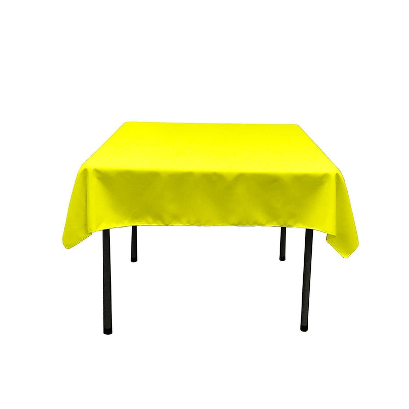 51" SQUARE POLY POPLIN TABLECLOTH