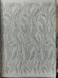 Luxury Festival Beaded Vine Lace Fabric, by The Yard.