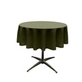 60" ROUND POLY POPLIN SEAMLESS TABLECLOTH