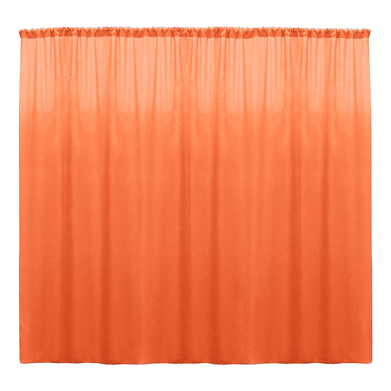 Backdrop Drape Curtain 10 Feet Wide x 15 Feet High, Polyester Poplin SEAMLESS 1 Panel.