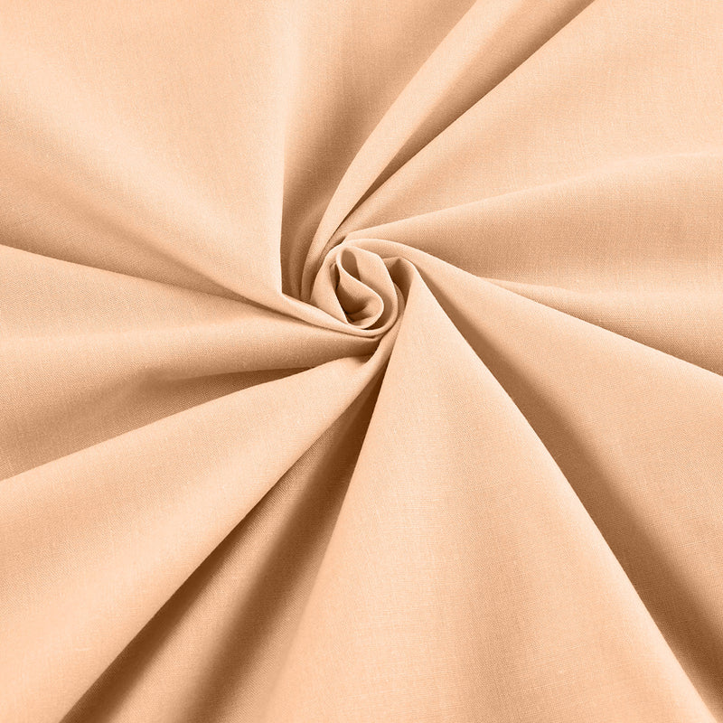 Solid Poly Cotton Fabric - Sold By The Yard 58"/60" Wide.