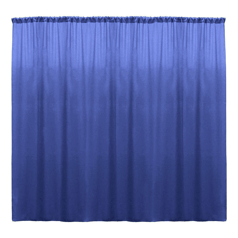 Periwinkle - Backdrop Drape Curtain, Polyester Poplin SEAMLESS 1 Panel.