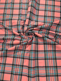 PLAID MULTICOLOR CHECKERED SPANDEX (by the yard)