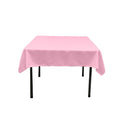 54" SQUARE POLY POPLIN TABLECLOTH