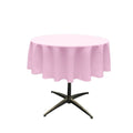 60" ROUND POLY POPLIN SEAMLESS TABLECLOTH