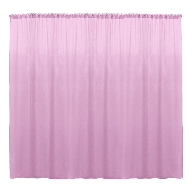 Pink - Backdrop Drape Curtain, Polyester Poplin SEAMLESS 1 Panel.